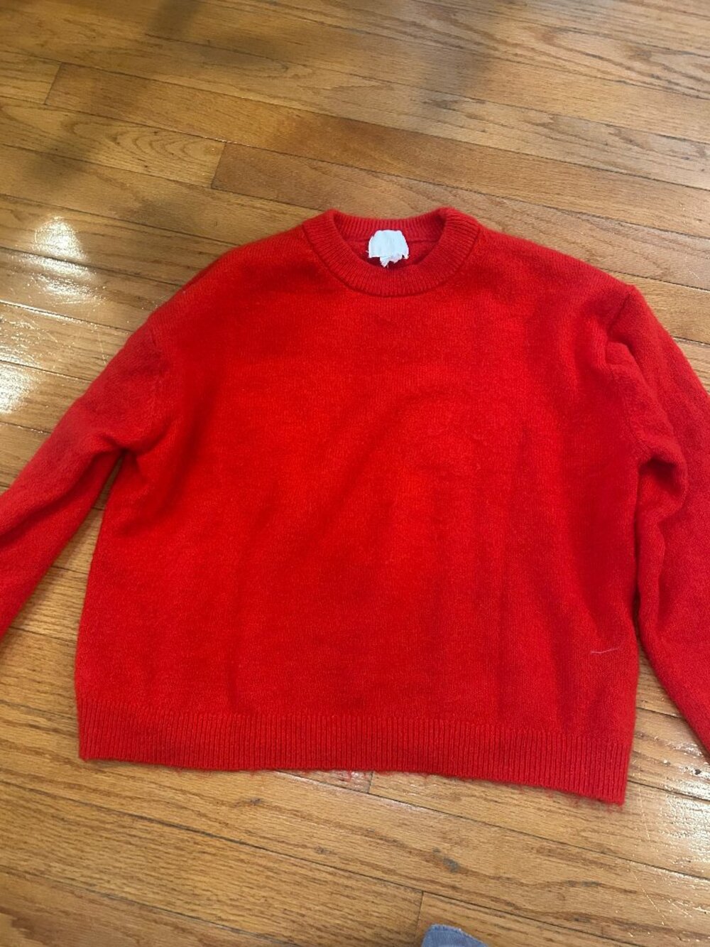 H&M - Red Wool Crewneck Sweater - Women's XS